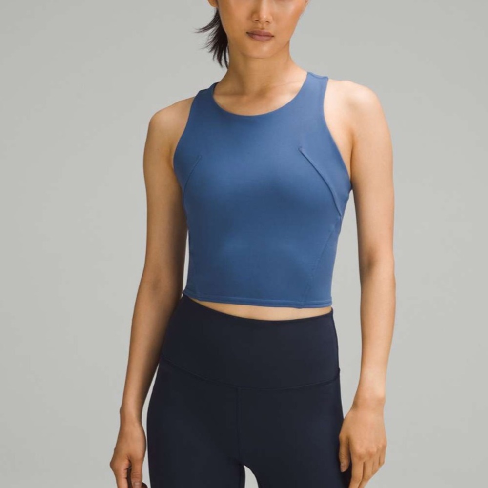 Lululemon Wunder Train Racerback Tank Pitch Blue